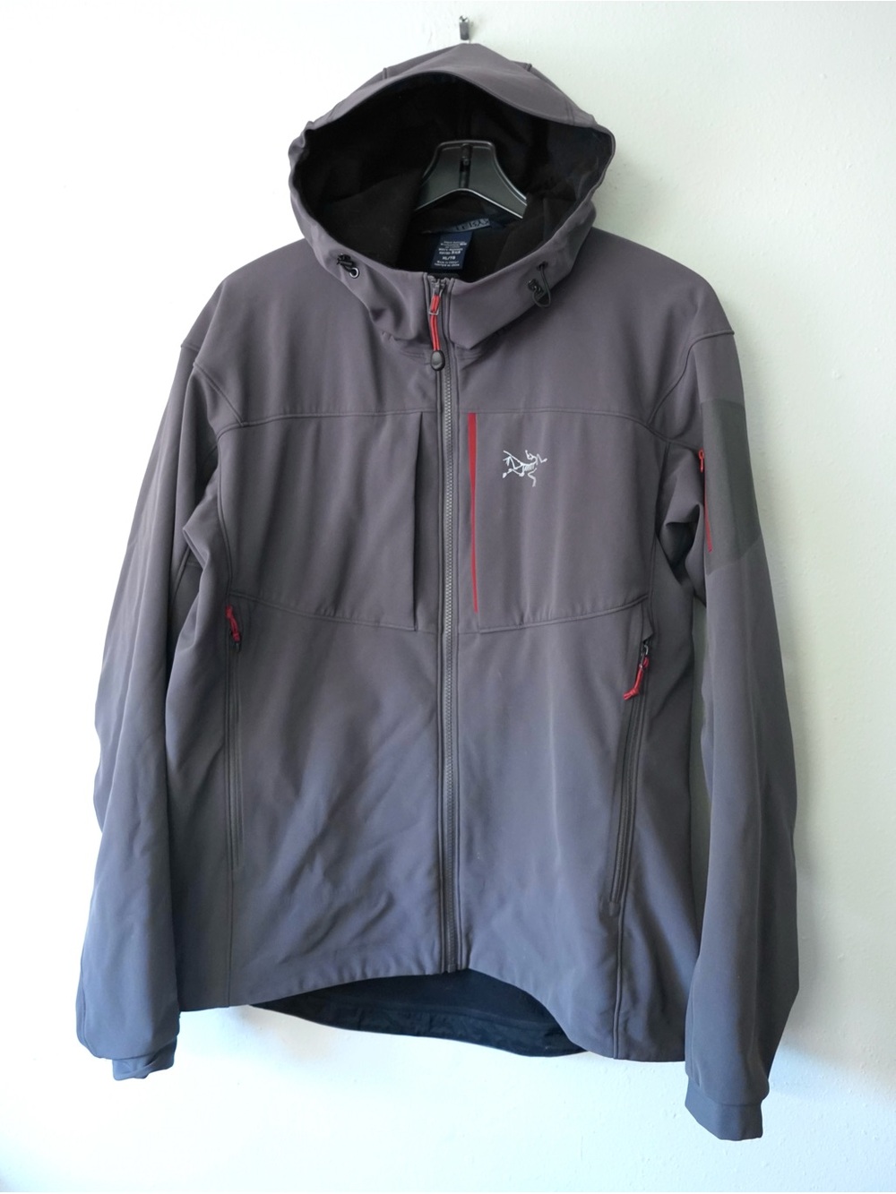 VTG Arc'teryx Gamma MX Hoody Mens XL Gray Softshell Fleece Line Jacket